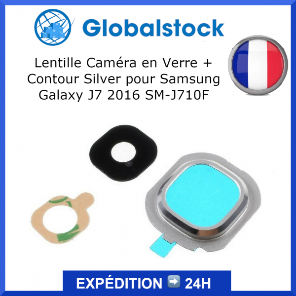 Lentille caméra Samsung Galaxy J7 2016 SM-J710F - Envoi gratuit 24h