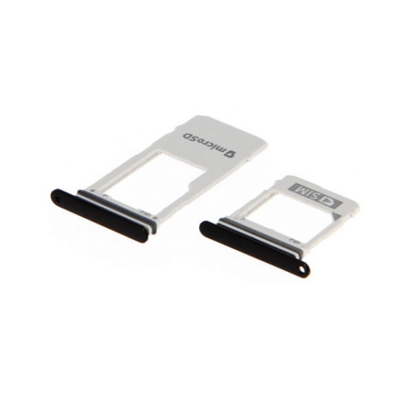Tiroir SIM + SD pour Samsung Galaxy A8 2018 (A530F) Noir