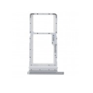 Tiroir SIM + Micro SD pour Samsung Galaxy Tab A7 10.4 2020 T505 Argent