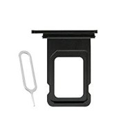 Tiroir carte sim avec anneau en caoutchou étanche pour iPhone 8/SE 2020/SE 2022 Simple sim Noir