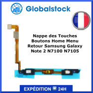 Nappe des Touches Boutons Menu Samsung Galaxy Note 2 N7100 N7105