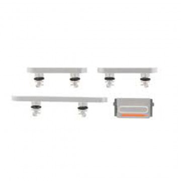 Power Volume Mute Buttons Keys Side Buttons for iPhone 13 6.1"/13 Mini 5.4" White 4pcs in one set - Envoi gratuit 24h