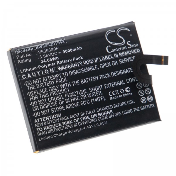 Batterie Blackview BV9500 MT6763T 5000mAh - Qualité premium, envoi rapide
