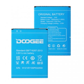 Batterie Doogee Valencia 2 Y100 Plus 3000mAh - Qualité premium, envoi rapide