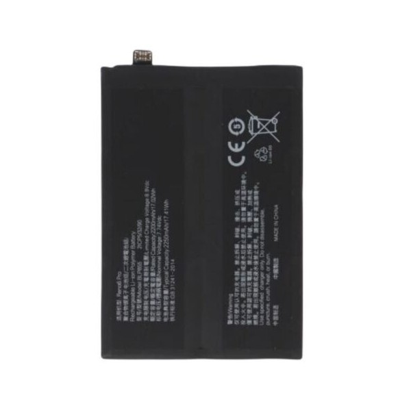 Batterie pour Oppo Reno6 Pro 5G Snapdragon CPH2247/Reno8 5G BLP855 4500mAh
