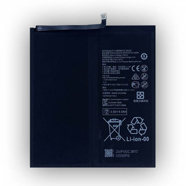 Batterie Huawei MediaPad M6 8,4 HB30A7V1ECW 6000mAh - Qualité premium, envoi rapide