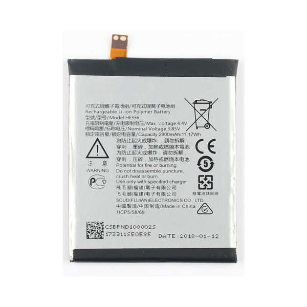 Batterie Nokia 3,1 A HE336 2900mAh - Qualité premium, envoi rapide