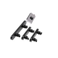 Pack bouton latéral Power Volume Mute (silencieux) pour iPhone 13 Pro 6,1"/13 Pro Max 6,7" Noir 4pcs