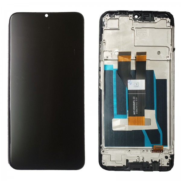 Ecran LCD + Vitre tactile sur châssis pour Realme C11 2021 RMX3231 Noir + Outils