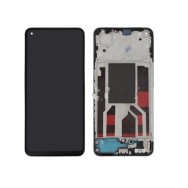 Ecran LCD OLED + Vitre tactile sur châssis pour Oppo Reno8 5G Noir