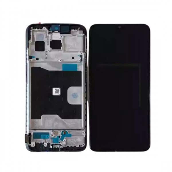 Ecran LCD + Vitre tactile sur châssis pour Oppo Reno Z Noir