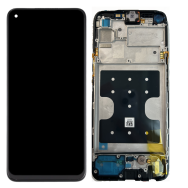 Ecran LCD + Vitre tactile sur châssis pour Realme 7 Pro Noir