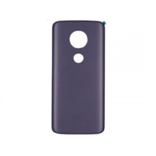 Vitre arrière (cache batterie) pour Motorola Moto E5 Gris + Logo