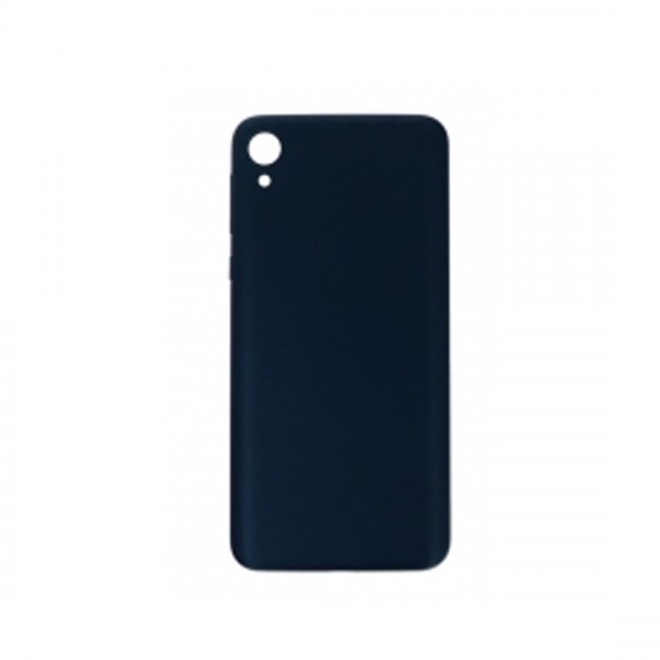 Vitre arrière (cache batterie) pour Motorola Moto E6 Bleu + Logo