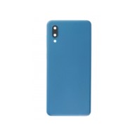 Vitre arrière Samsung Galaxy A02 Bleu avec lentille caméra