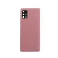 Vitre arrière Samsung Galaxy A51 5G Rose avec lentille caméra
