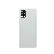 Vitre arrière Samsung Galaxy A51 5G Blanc avec lentille caméra