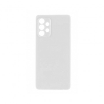 Vitre arrière (cache batterie) avec Adhésif pour Samsung Galaxy A52 A525/A52 5G Blanc + Logo