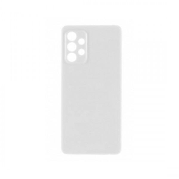 Vitre arrière (cache batterie) avec Adhésif pour Samsung Galaxy A52 A525/A52 5G Blanc + Logo