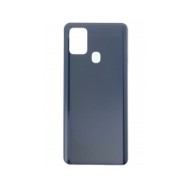 Vitre arrière (cache batterie) avec Adhésif pour Samsung Galaxy A21s A217 Noir + Logo