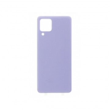 Vitre arrière (cache batterie) avec Adhésif pour Samsung Galaxy A22 (4G) Violet + Logo