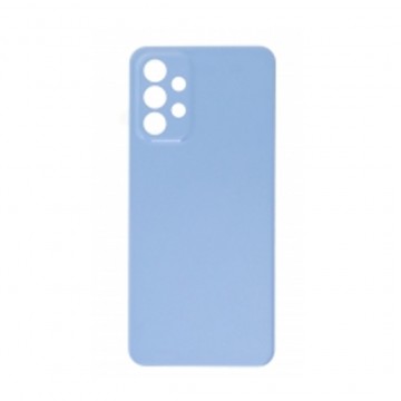 Vitre arrière (cache batterie) avec Adhésif pour Samsung Galaxy A23 5G A236 Bleu + Logo