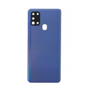 Vitre arrière Samsung Galaxy A21s A217 Bleu - Envoi gratuit 24h