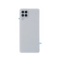 Vitre arrière Samsung Galaxy A22 (4G) Blanc avec lentille caméra
