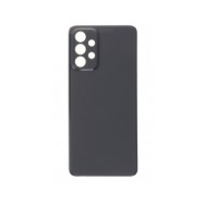 Vitre arrière (cache batterie) avec Adhésif pour Samsung Galaxy A23 A235 Noir + Logo