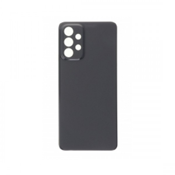 Vitre arrière (cache batterie) avec Adhésif pour Samsung Galaxy A23 A235 Noir + Logo