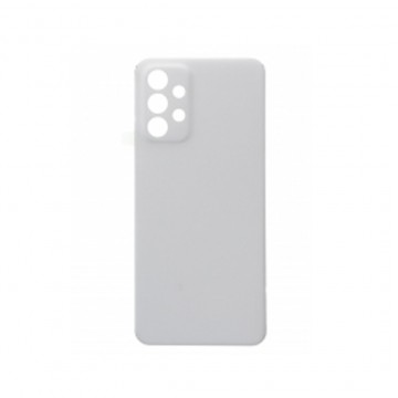 Vitre arrière (cache batterie) avec Adhésif pour Samsung Galaxy A23 A235 Blanc + Logo