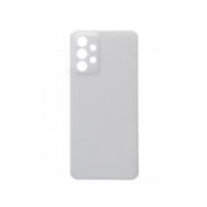Vitre arrière (cache batterie) avec Adhésif pour Samsung Galaxy A23 A235 Blanc + Logo