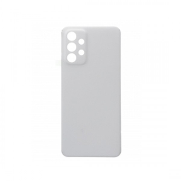 Vitre arrière (cache batterie) avec Adhésif pour Samsung Galaxy A23 A235 Blanc + Logo