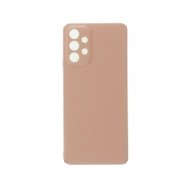 Vitre arrière (cache batterie) avec Adhésif pour Samsung Galaxy A23 A235 Orange + Logo