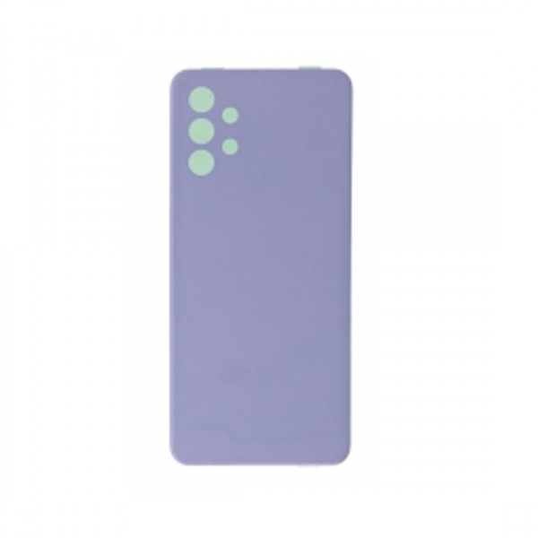 Vitre arrière (cache batterie) avec Adhésif pour Samsung Galaxy A32 5G Violet + Logo