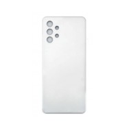 Vitre arrière (cache batterie) avec Adhésif pour Samsung Galaxy A32 5G Blanc + Logo