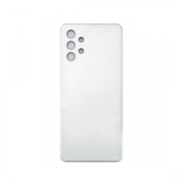 Vitre arrière (cache batterie) avec Adhésif pour Samsung Galaxy A32 5G Blanc + Logo