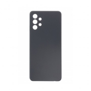 Vitre arrière (cache batterie) avec Adhésif pour Samsung Galaxy A32 5G Noir + Logo