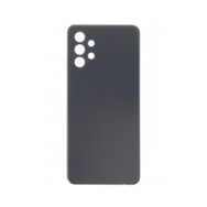 Vitre arrière (cache batterie) avec Adhésif pour Samsung Galaxy A32 5G Noir + Logo