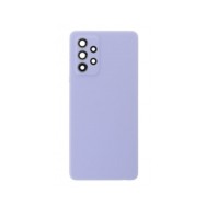 Vitre arrière Samsung Galaxy A52 A525 A52 5G A52s 5G A528 Violet avec lentille caméra