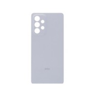 Vitre arrière (cache batterie) avec Adhésif pour Samsung Galaxy A53 5G A536 Blanc + Logo