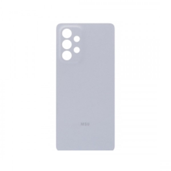 Vitre arrière (cache batterie) avec Adhésif pour Samsung Galaxy A53 5G A536 Blanc + Logo