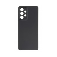 Vitre arrière (cache batterie) avec Adhésif pour Samsung Galaxy A53 5G A536 Noir + Logo