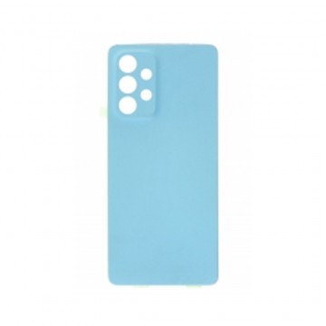 Vitre arrière (cache batterie) avec Adhésif pour Samsung Galaxy A53 5G A536 Bleu + Logo