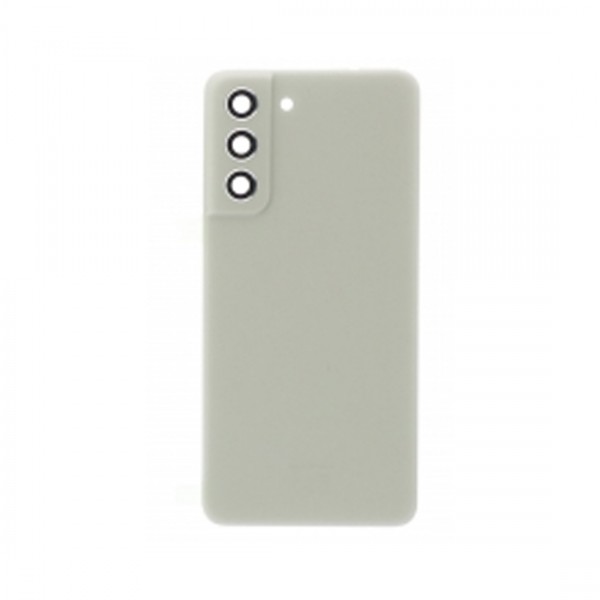 Vitre arrière avec Adhésif + Lentille camera support pour Samsung Galaxy S21 FE 5G G990 Vert