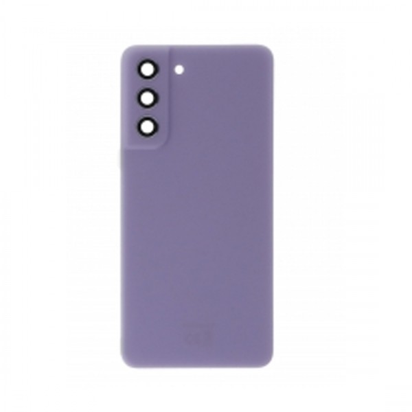 Vitre arrière avec Adhésif + Lentille camera support pour Samsung Galaxy S21 FE 5G G990 Violet