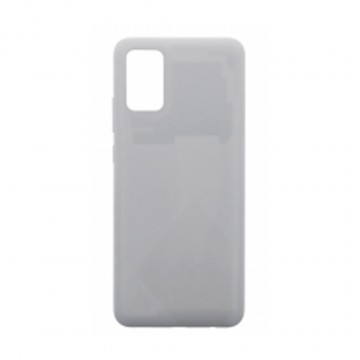 Vitre arrière (cache batterie) pour  Samsung Galaxy A02s A025G 166mm Blanc + Logo