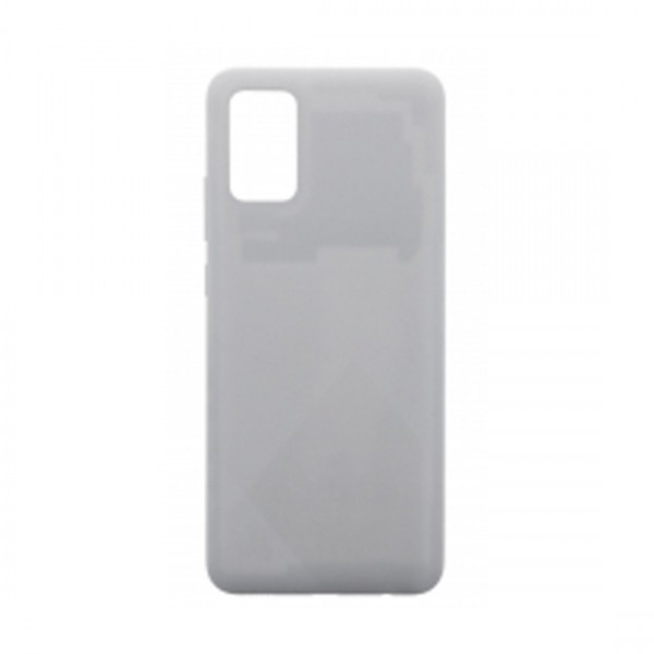 Vitre arrière (cache batterie) pour  Samsung Galaxy A02s A025G 166mm Blanc + Logo