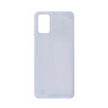 Vitre arrière (cache batterie) pour Samsung Galaxy A03s A037 A037G NF 166mm Blanc + Logo