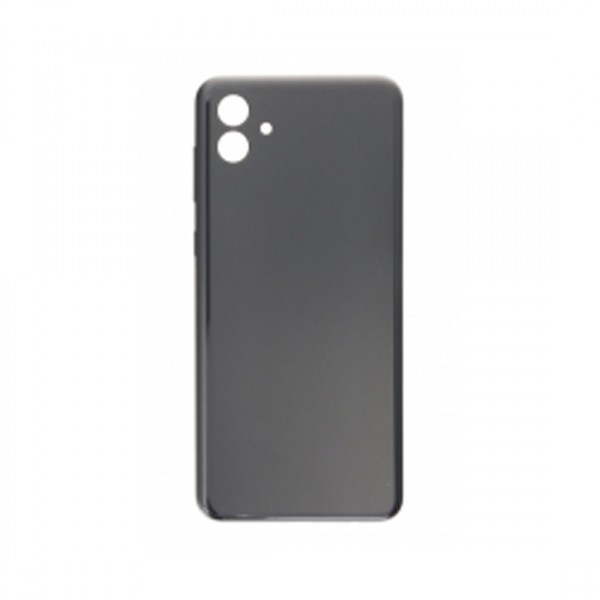 Vitre arrière (cache batterie) pour Samsung Galaxy A04 A045 Noir + Logo